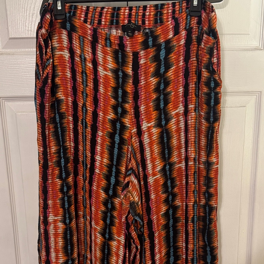 Jessica Simpson Orange and Black Pants